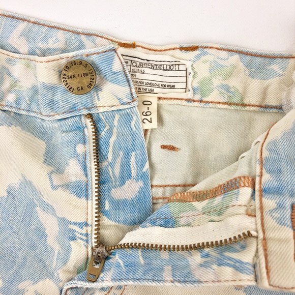 Current/Elliott The Boyfriend Short in 'Blue Rose' - Picture 6 of 16